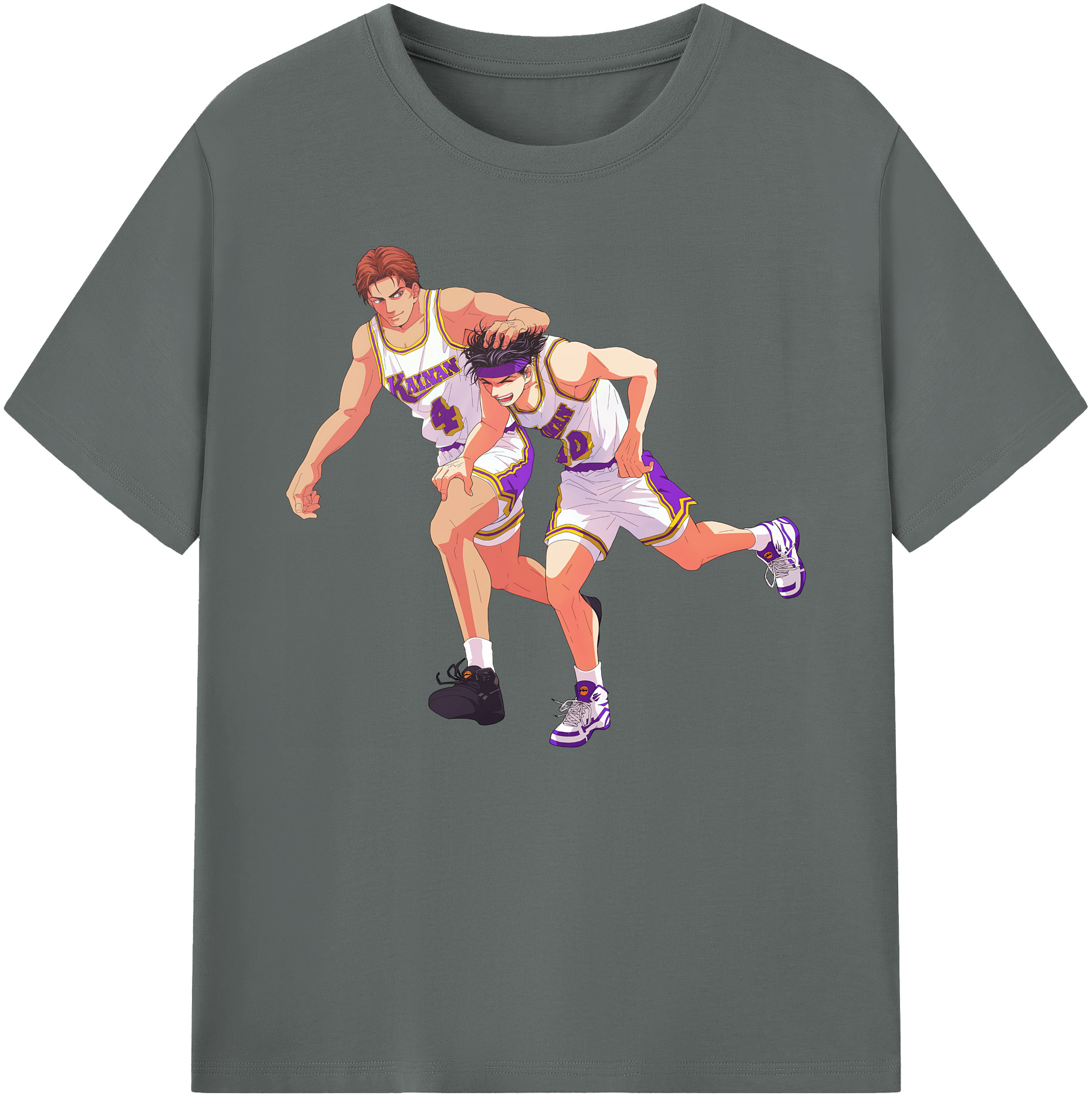 （画像用） SLAM DUNK／スラムダンク 綿100％ メンズ半袖Tシャツ｜肌触りやわらか＆通気性